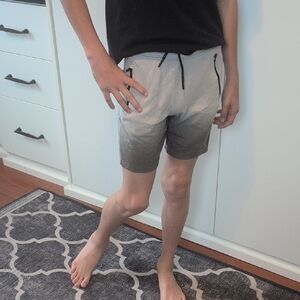 GAP Kid's Black and Gray Athletic Shorts